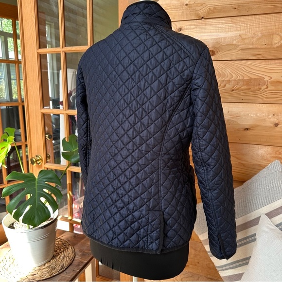 MICHAEL‎ KORS Quilted Black High Neck Women’s Jacket Size 8 - Picture 8 of 14